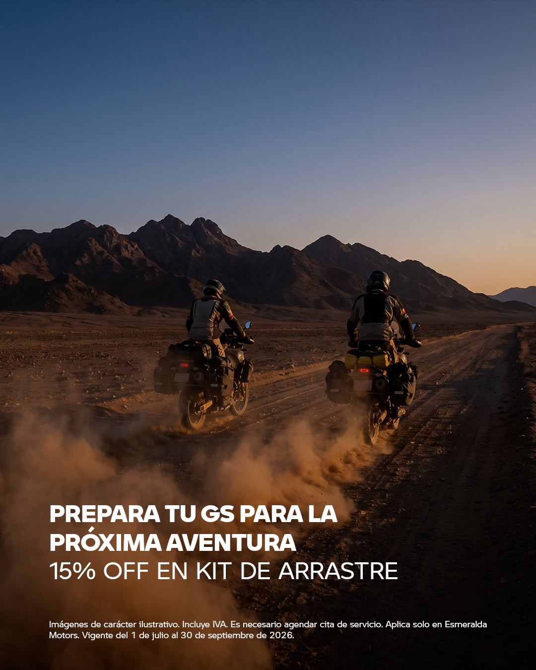15% OFF Kit de Arrastre GS