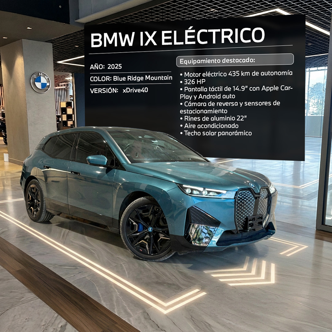 BMW iX Eléctrico